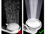 Combiné de douche avec filtre à pierres