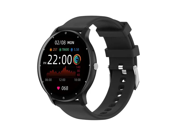 Viedpulkstenis sieviešu pulkstenis vīriešu gumijas siksna sporta bluetooth zvani
