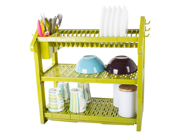 Lavavajillas secador cocina escurridor 3 niveles