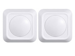 Bezdrôtové rgb led nočné svetlo diaľkové ovládanie 2 kusy