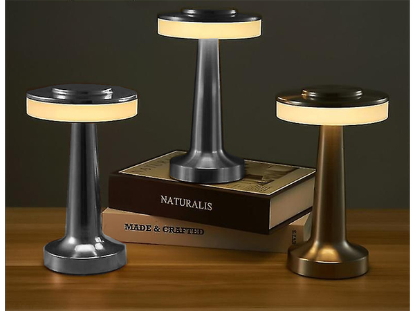 Lampara de noche lampara tactil 3 pasos lampara dormitorio inalambrica