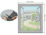 Black insect screen window mesh 180x150cm