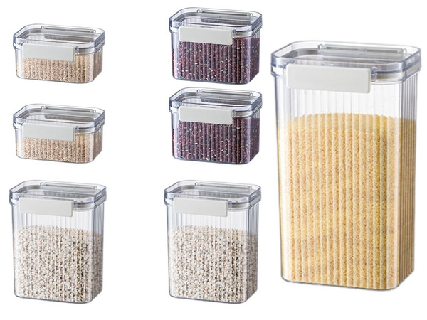 Contenants alimentaires pour pâtes, avec joint, lot de 7 pièces