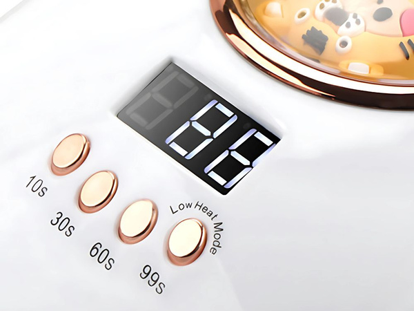Uv led lámpara de uñas para geles híbridos 268w 57 diodo potente dual led