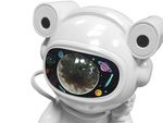 Star projector astronaut night light projector for baby space remote control