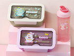 Lunchbox frühstücksbehälter für die schule trennwände besteck