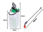 Pulverizador manual jardín 5 l + bandolera