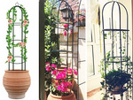 Záhradná pergola kvetinový stĺp pre popínavé rastliny oblúkový zvon pre ruže 190
