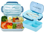 Lunchbox raňajkový box obedár s priehradkami príbory