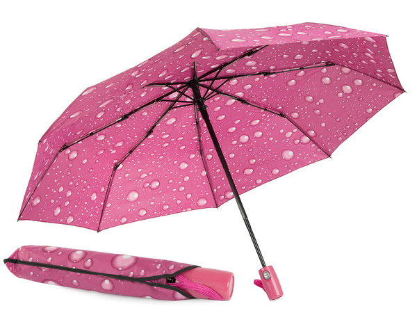 Parapluie pliant parapluie automatique fibre de femme