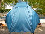 Tente de plage grand écran touristique pour la plage protection solaire