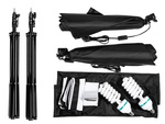 2x 135w lumina soft box lumina kit trepied acasă studio foto bec