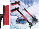 Scraper brush telescopic brush folding for car windows snow ice