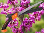 Sierra para cortar ramas de jardin mano para madera estuche funda cinturon