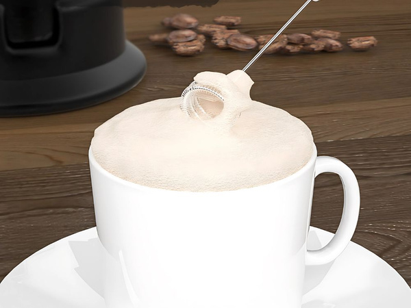 Kohvipiima vahustaja käsitsi vahustaja mini elektriline mikser alusega