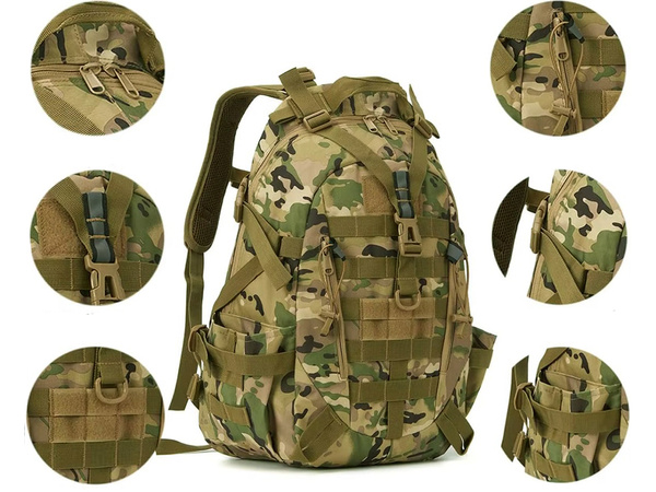 TAKTICKÝ VOJENSKÝ BATOH VOJENSKÉ PŘEŽITÍ TURISTIKA TREKKING 30L
