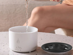 Humidificateur d'air diffuseur led rgb volcano fragrance mist fire explosion
