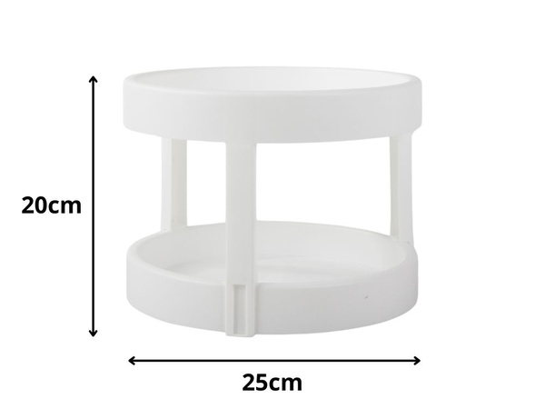 Rotating organiser for the kitchen storage box for spices round organiser