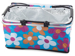 Thermal folding picnic basket insulating shopping basket