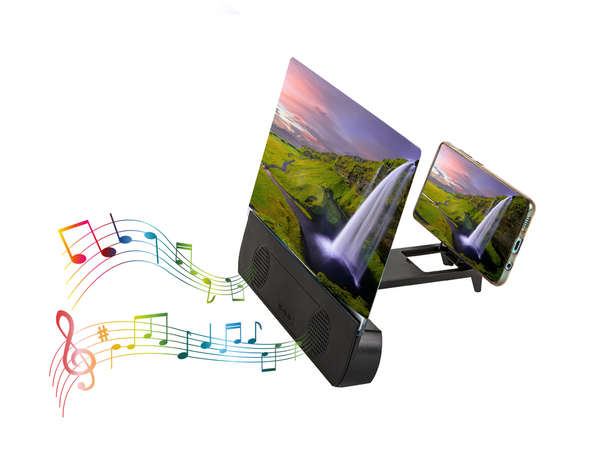 Lupa pantalla de visualización teléfono altavoz bt