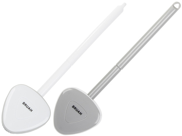 Silicone toilet brush for toilet washing wall unit