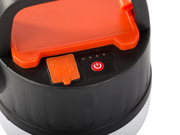 CAMPING CAMPING LUZ RECARGABLE LED USB REFLECTOR TURISTA GANCHO