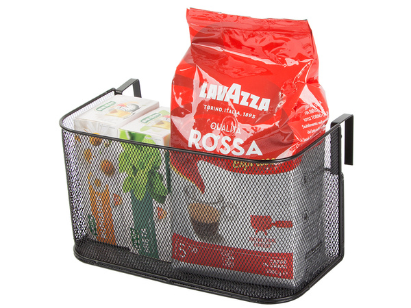 Košara kovinski organizator na vratih kuhinjska viseča polica