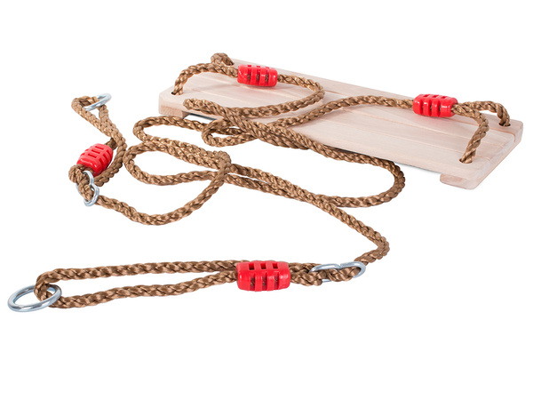 Drevená záhradná hojdačka pre deti a dospelých silná doska