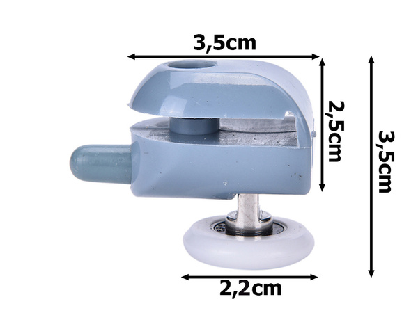 Rollers for shower cubicle set wheels 8 rollers