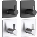 Samolepilne kopalniške kljuke 4pcs brez vrtanja