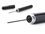 Corkscrew wine opener pneumatic cutter
