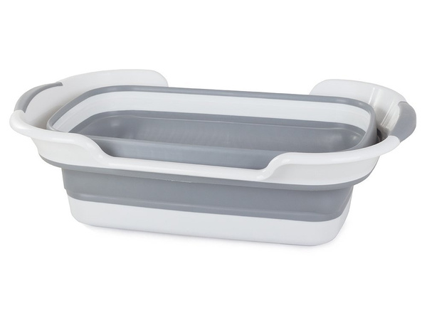 Silikona saliekamais trauks ar veļas aizbāzni