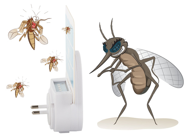 Repelente de mosquitos repelente de insectos con placas intercambiables limpiador de contacto uv