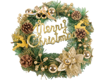 Guirnalda decorativa navideña decoración de pared decoración de puertas adornos navideños