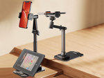 Phone holder tablet stand adjustable swivel for films