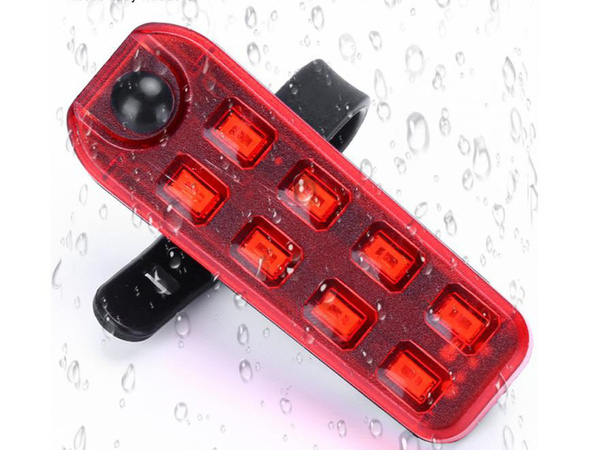 Dviračių galinis žibintas led usb dviračių šviesa