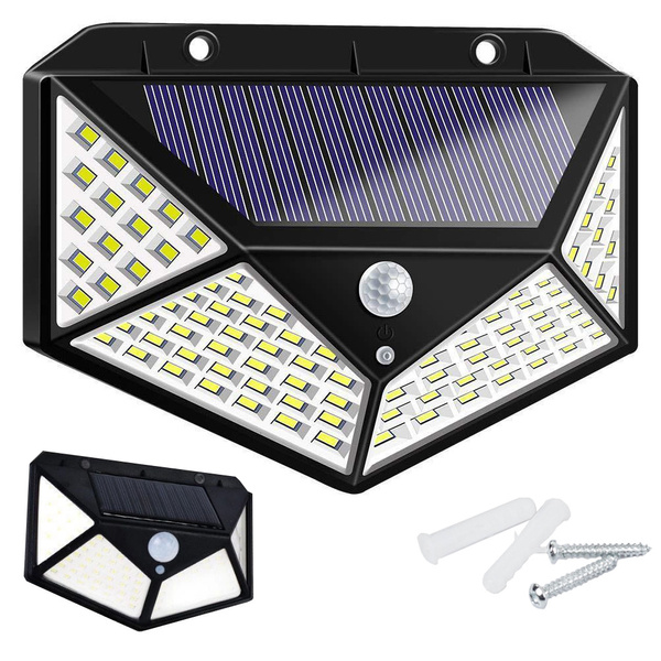 Solar lamp 100 led with twilight movement sensor