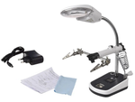 Alicates de tercera mano 10x 3,5x 5 led para soldar