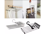 5-pair pull-out wardrobe trouser rack