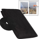 Moustiquaire noire pour fenêtre 180x150cm