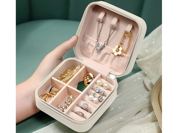 Sicriu organizator bijuterii cutie cutie cu fermoar
