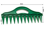 Handgeführte 12-loch-pflanzmaschine gartenpflanzer