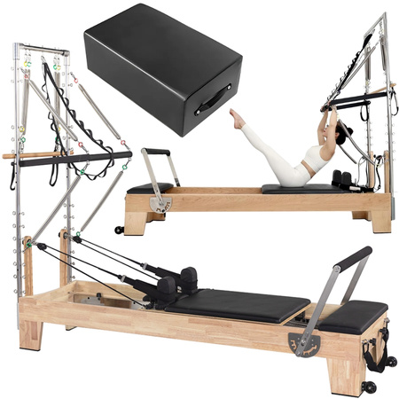 REFORMER PILATES LIT D'EXERCICE ÉQUIPEMENT DE FITNESS