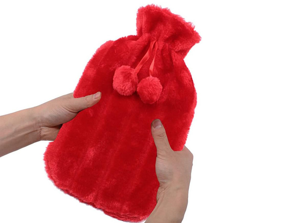 Plüschgummi-thermowärmer gross im bezug weiches fell