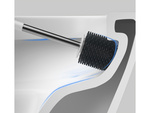 Brosse de toilette en silicone pour salle de bain suspendue