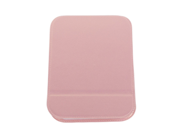 Led illuminated make-up mirror lockable hand mirror in case