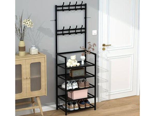 5-korruseline metallist mantlihoidja kingad käekotid loft garderoobi