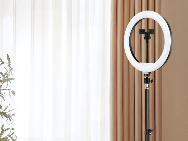 Led ring light + phone holder + tripod 100cm 3 shades