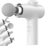 Pistolet de massage du dos masseur de jambes pistolet de massage puissant 4 embouts
