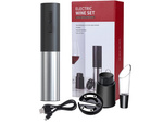 Elektryczny korkociąg otwieracz do wina zestaw aku